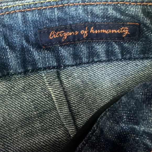 EUC CITIZENS OF HUMANITY LOW RISE BOOT CUT JEANS, size 30 - Picture 4 of 8